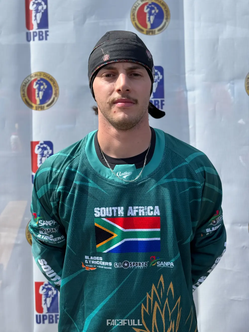 Portrait of a South African national team player